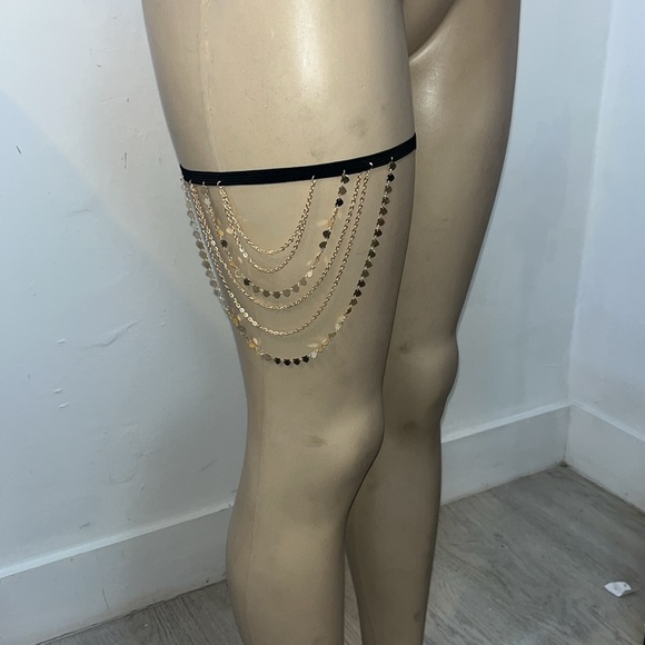 Last One! Sexy Gold Heart Tassle Girdle - Picture 4 of 7